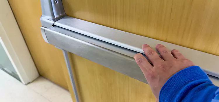 Installing a Push Bar on a Door Ashburn